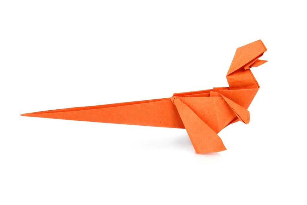 Origami dinosaur